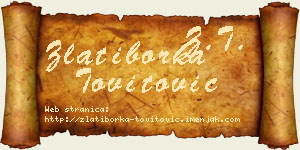 Zlatiborka Tovitović vizit kartica